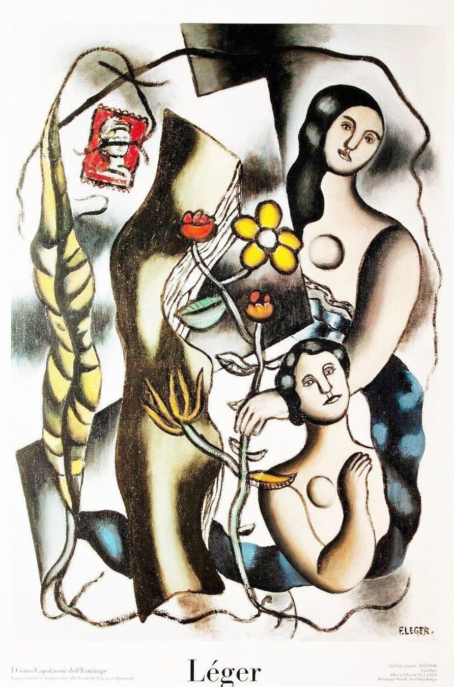 Poster & Bilder: Fernand Leger Poster - Seltene Vintage – Gebraucht aus Ponte Tresa von 11GalleriaAlterEgo11
