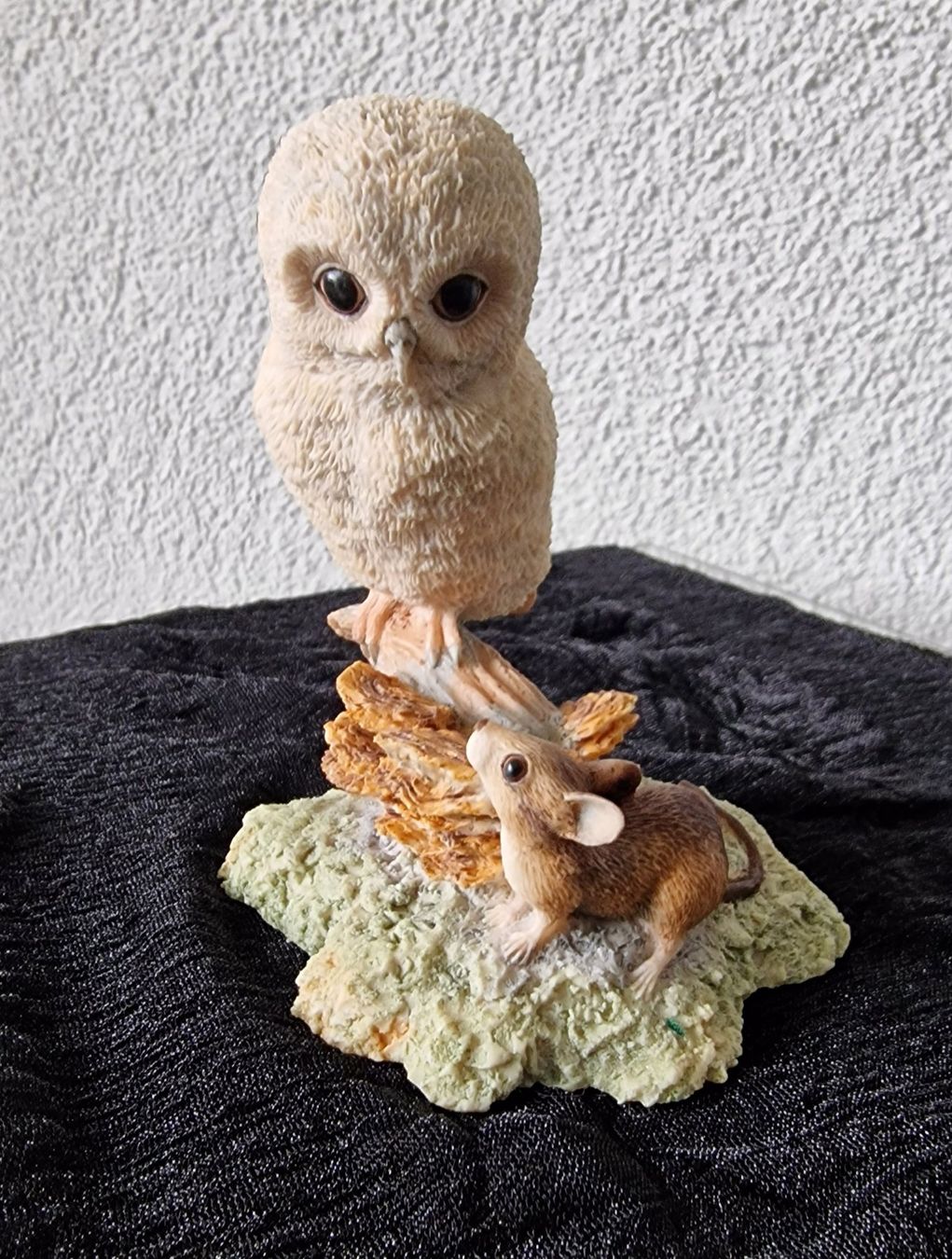 Statuette: Schöne Eulenfigur mit Maus von Border Fine Arts – Usato da Wil  AG venduto da Kfloh 1
