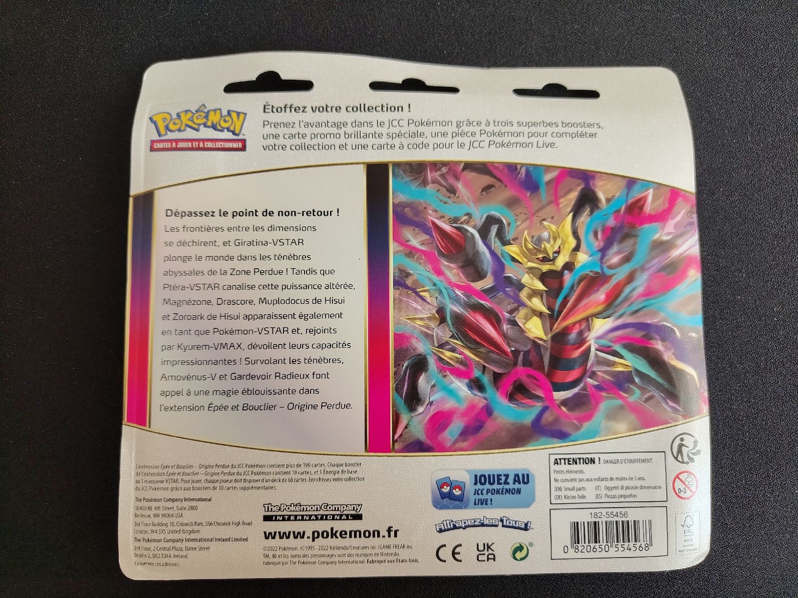 Pokémon Carte collezionabili: Tripack Origine Perdue  – Nuovo (secondo la descrizione) da Lausanne venduto da PokePoke 1