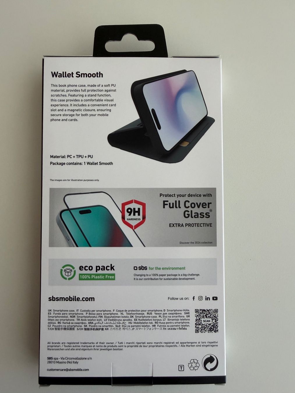 Cover & Protezioni schermo: SBS Walet Case pour iPhone 16 Pro Max – Nuovo e nell'imballaggio originale da St-Gingolph venduto da GoldenKeys 1