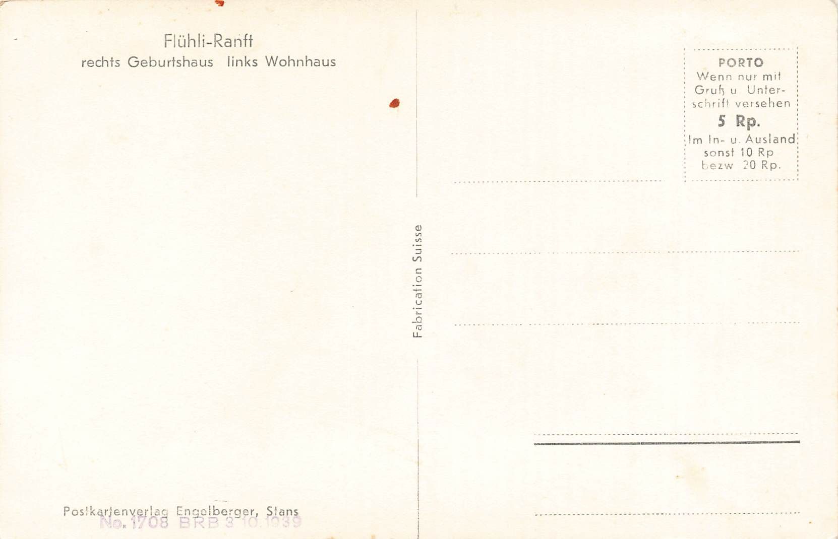 Cartes postales: Flühli Ranft – D'occasion à Biasca par Blenio71 1
