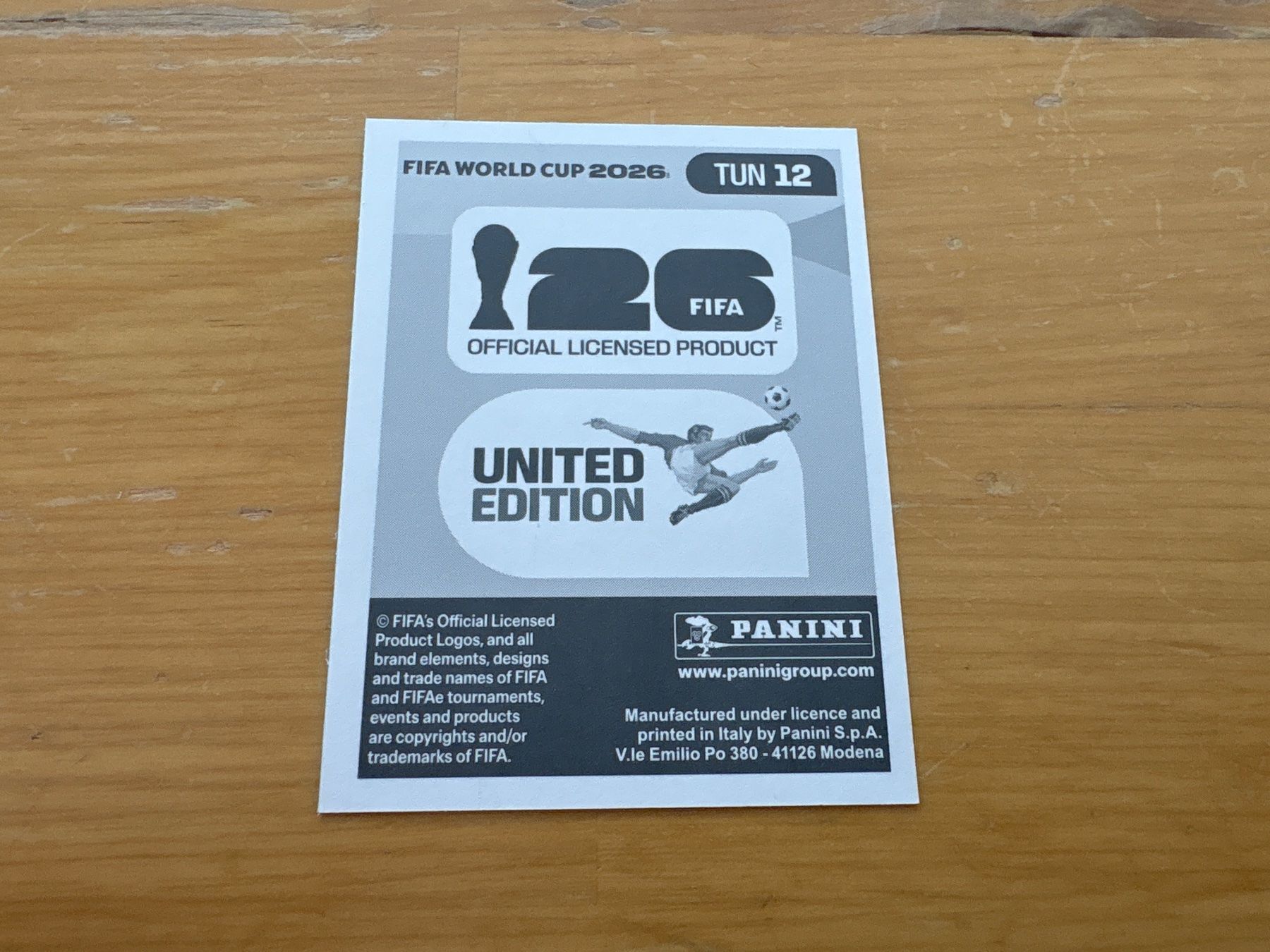 Panini Carte collezionabili: Panini 2026 TUN 12 – Nuovo (secondo la descrizione) da Elsau venduto da Cerry81 1