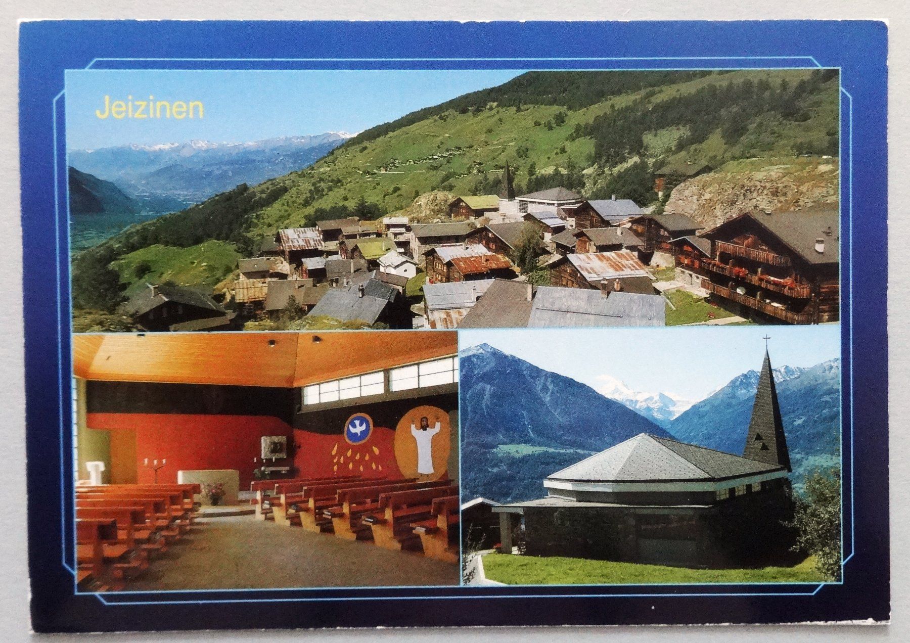 Ansichtskarten: Jeizinen 1525 m – Gebraucht aus Fétigny von Billy2miny