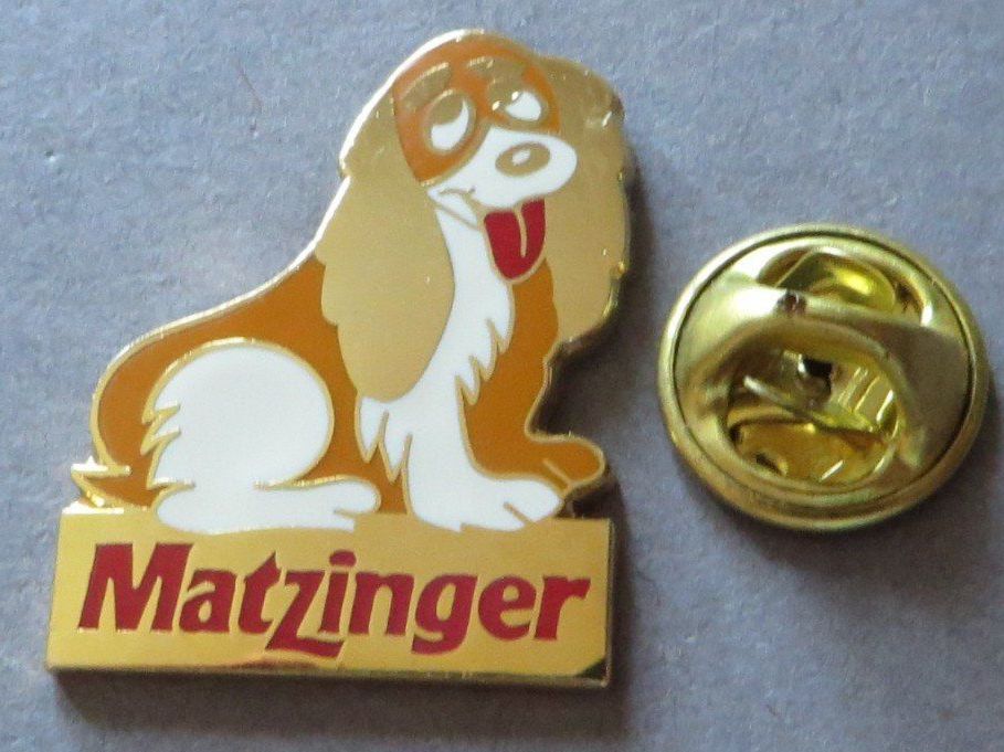 Placchette & Badge: PIN TIERE, MATZINGER HUND HUNDEFUTTER – Usato da Neuhausen venduto da luckimucki