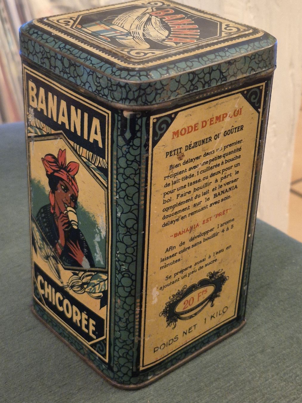 Zuckerdosen: Banania Blechdose antik – Gebraucht aus Ehrendingen von Amigo5 1