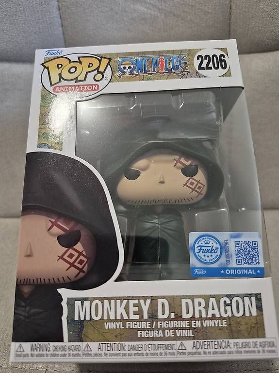 Statuette: Monkey D. Dragon nr. 2206 - Funko Pop - One Piece – Usato da Claro venduto da per_8jj8