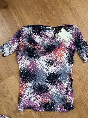 Bluse von Tom Tailor mit Muster, Gr. M, NEU
