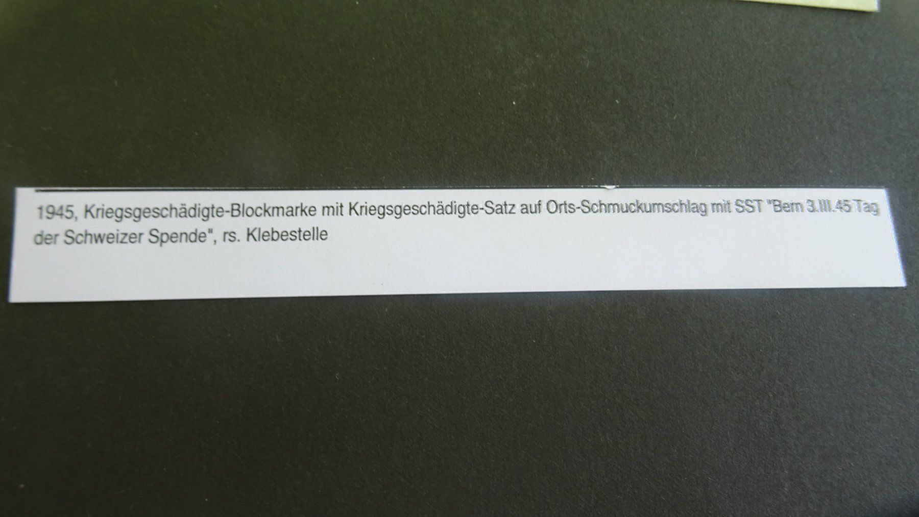 Tutti i francobolli: 3.III.45.,SONDERSTEMPEL TAG DER SCHWEIZ: – Usato da Eschenbach SG venduto da eDaisy 2