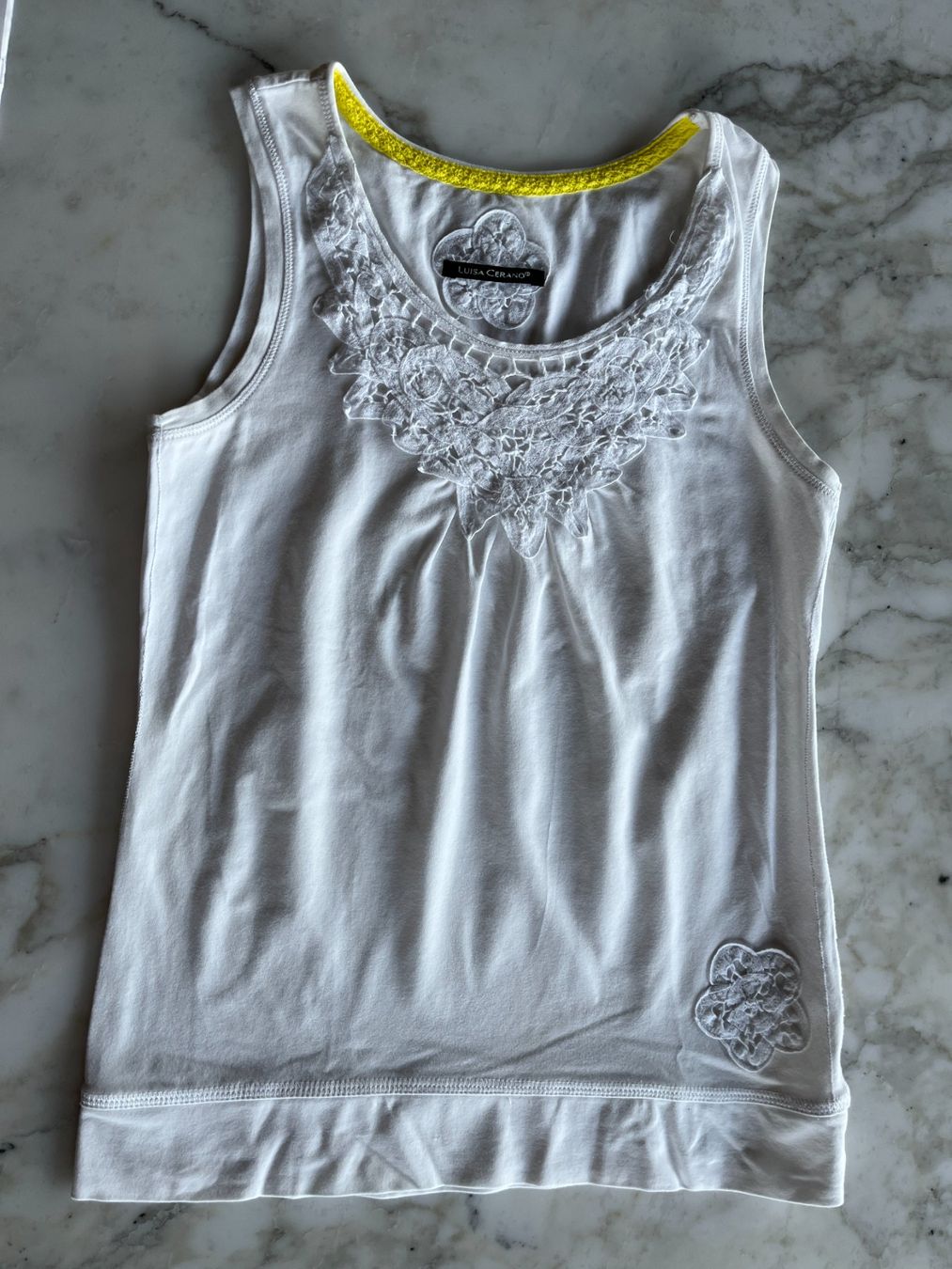 Luisa Cerano Tops: Luisa Cerano: Tank Top, weiss – Gebraucht aus Bern von cubus01 2