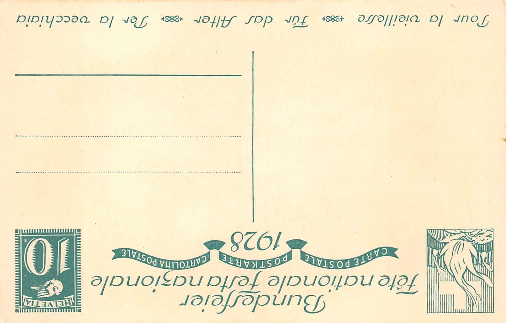 Alle Briefmarken: BFK, Grossvater mit Mädchen – Gebraucht aus Ottikon b.Kemptth. von Neptun1974 1