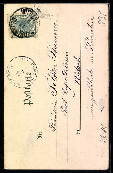 Cartoline postali: Raphael Kirchner: A quatre feuilles, Fra – Usato da Berlin venduto da bartko-reher 1