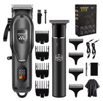 Kit de tondeuse à cheveux Hiena pour hommes, écran LCD