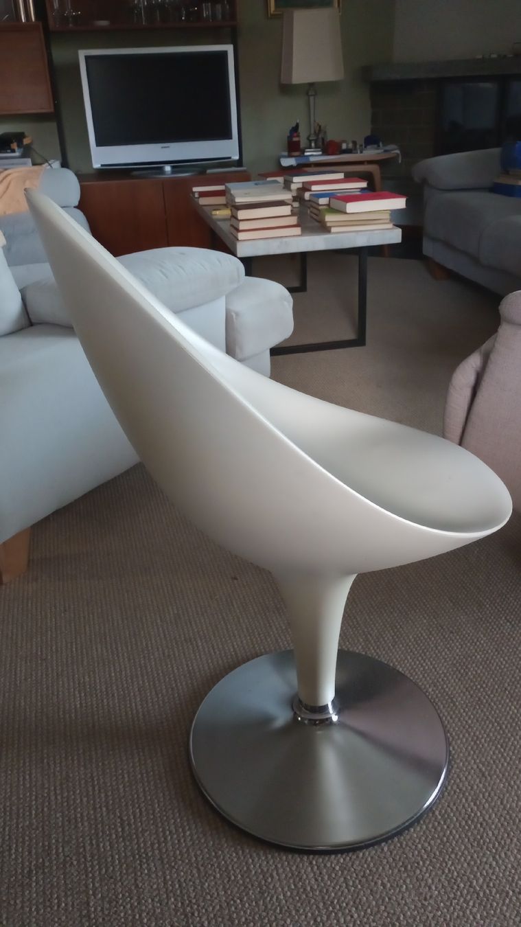 Stühle: Chaise pivotante blanche  – Gebraucht aus Lonay von DanBadoux 1