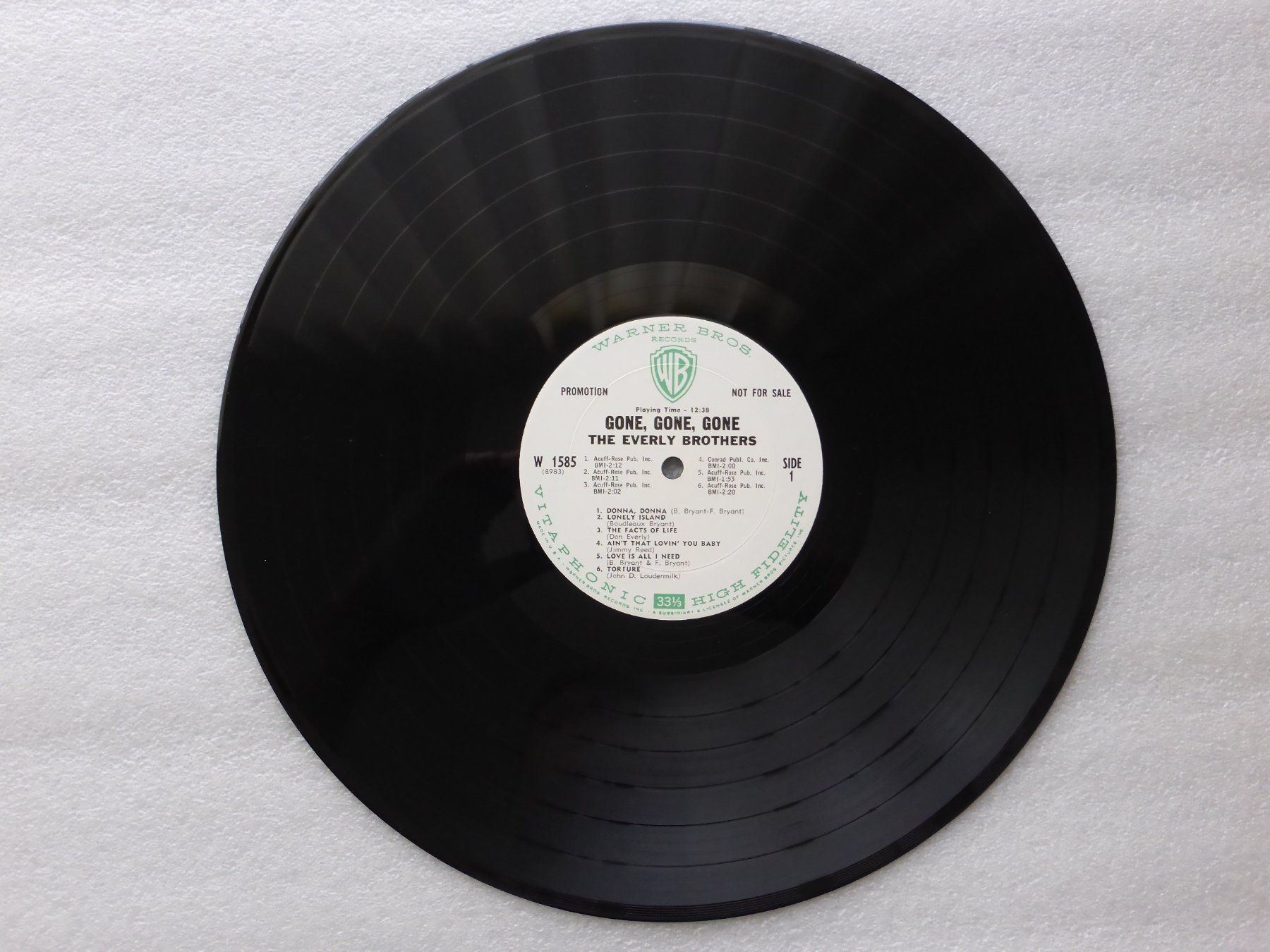 Dischi in vinile: VINYL  LP  EVERLY BROTHERS – Usato da Küssnacht am Rigi venduto da Sunnestrahl 1
