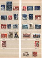 DÄNEMARK Sammlung auf 8 Seiten (AW516)