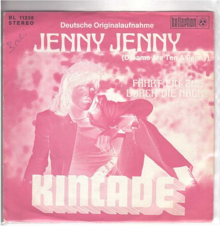 Dischi in vinile: Kincade  --  Jenny Jenny / Deutsch  Single7 – Usato da Rheinau venduto da thespecials