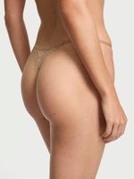 Tanga à lanières en dentelle - Victoria's Secret - M - Neuf