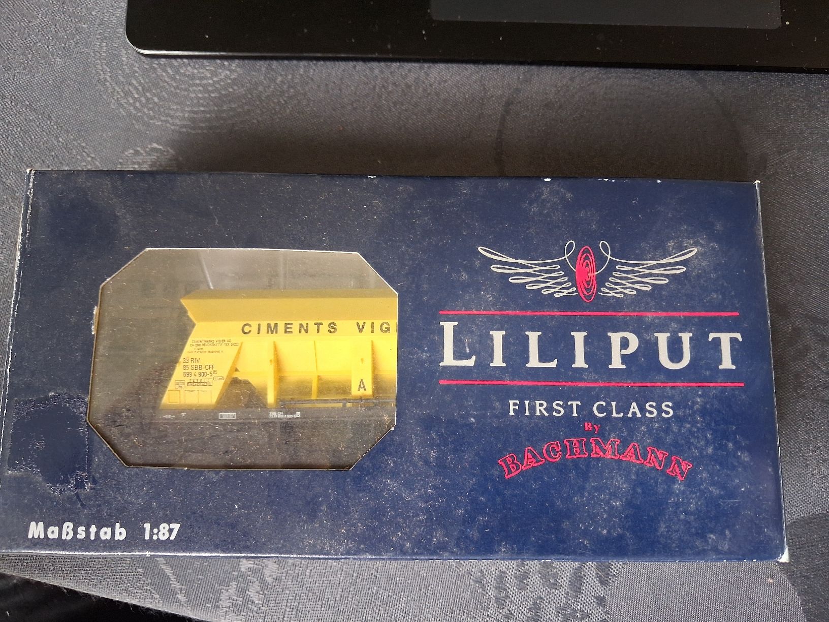 Liliput Trains électriques: LILIPUT SBB Kieswagen "Ciments" Massstab 1:87 – D'occasion à Baden par rumod01 1