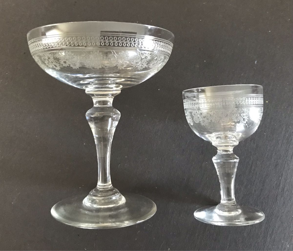 Baccarat Bicchieri: Verrerie Baccarat modèle Pompadour – Usato da Penthaz venduto da Petrus45 4