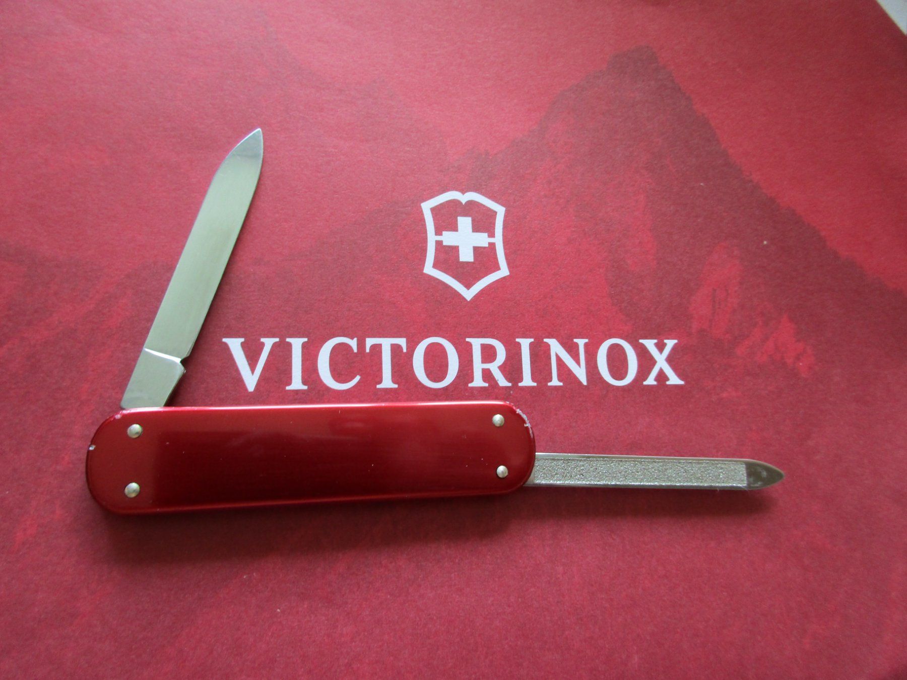 Victorinox Taschenmesser: Sackmesser Victorinox ALU mit Logo "Strapex" 2-Tools – Gebraucht aus Schafisheim von reno007 1