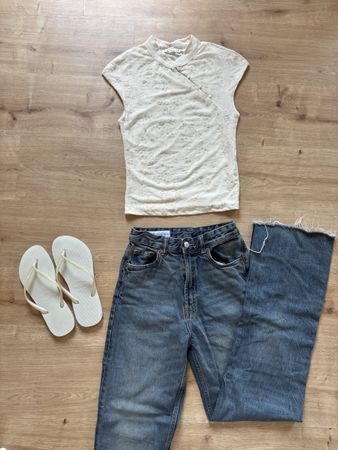 jeans bleu Zara, taille 34