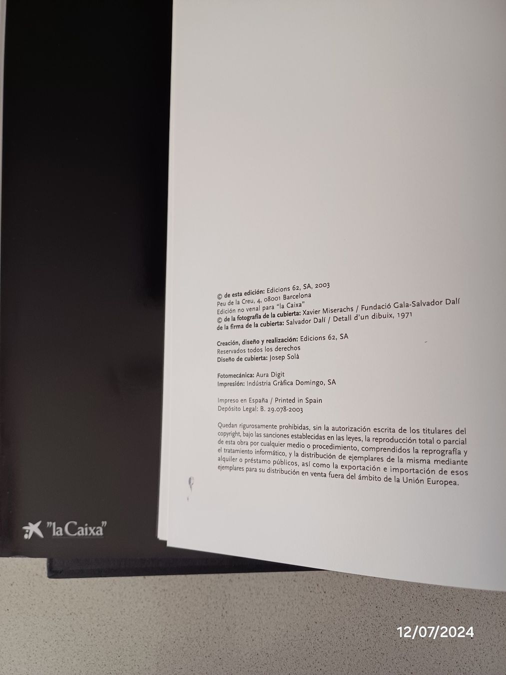 Libri: Spanischen Buch - Titel: "Dalí 1904 - 2004" La Caixa – Usato da Würenlos venduto da JRP_71 2