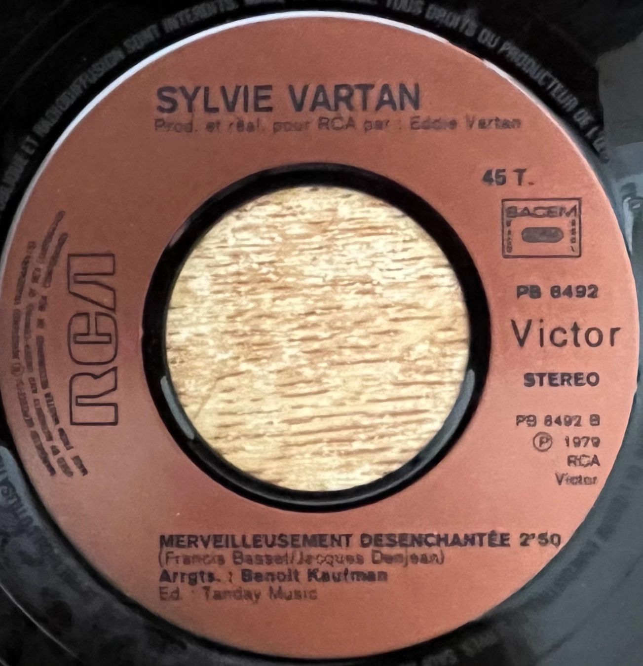 Dischi in vinile: SYLVIE VARTAN - NICOLAS – Usato da Bussigny venduto da vinyl-pas-cher 3
