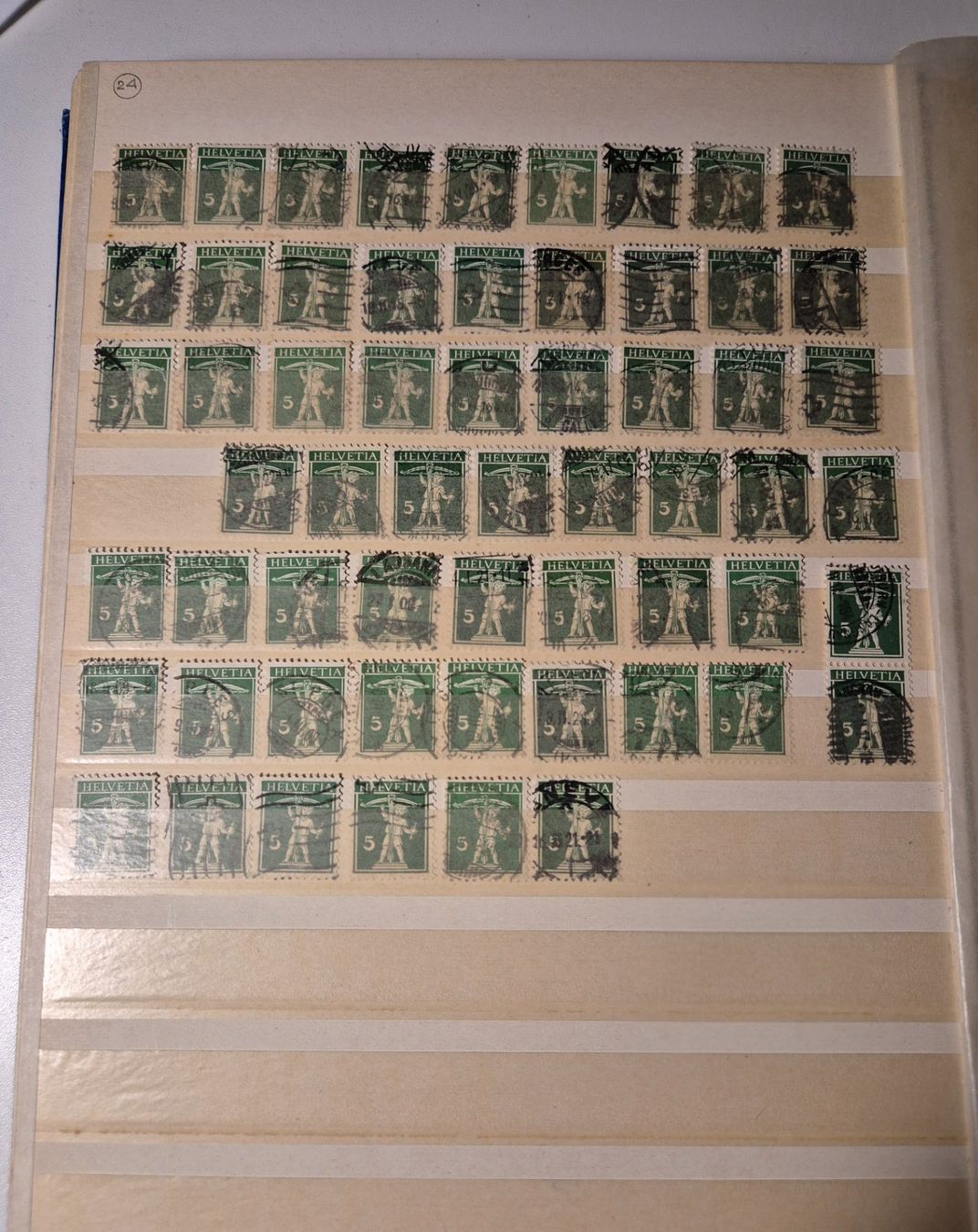 Tutti i francobolli: Album de timbres – Usato da Monthey venduto da McAuthor 8