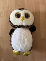 Peluche hibou Ty Beanie Boo's - yeux brillants! 45cm