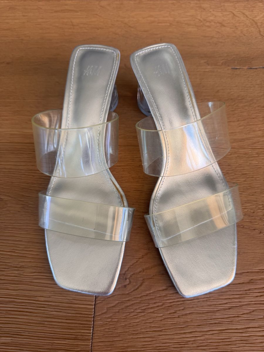 H&M Scarpe da donna: H&M Transparente Mules Gr.S – Usato da Altendorf venduto da PiaLang 2