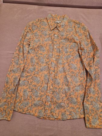 Frühlingshemd von Joseph Gr. S mit Paisley Muster orange