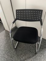 4 schwarze Vitra Design-Stühle, gut erhalten