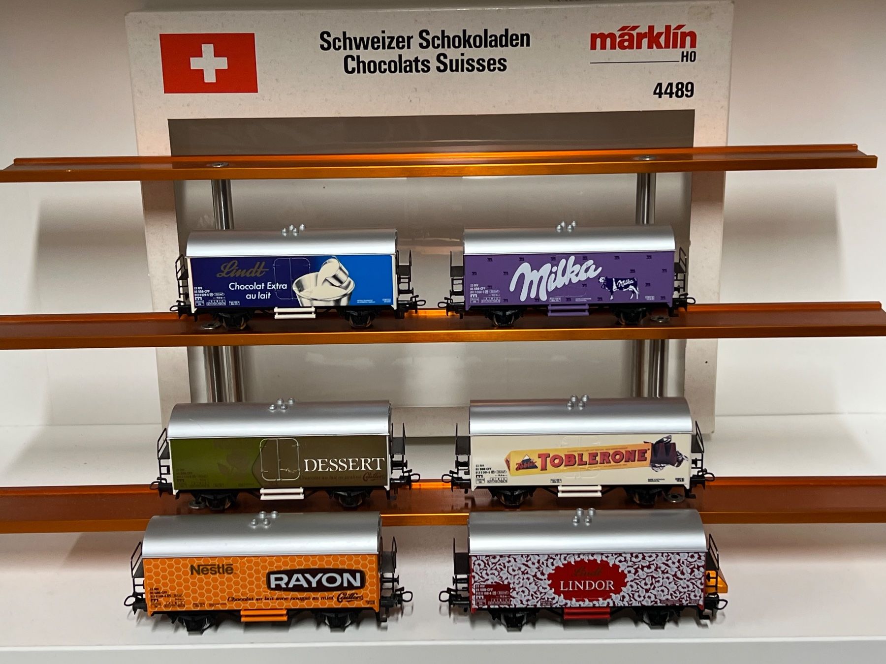 Märklin Modellini di ferrovie: Märklin 4489 Schweizer Schokolade  H0 AC – Usato da Geroldswil venduto da TopTrain54