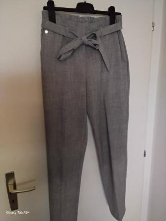 Pantalon gris taille haute Manor, T 38