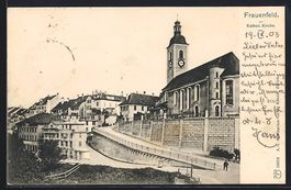 Frauenfeld, Katholische Kirche mit Stras