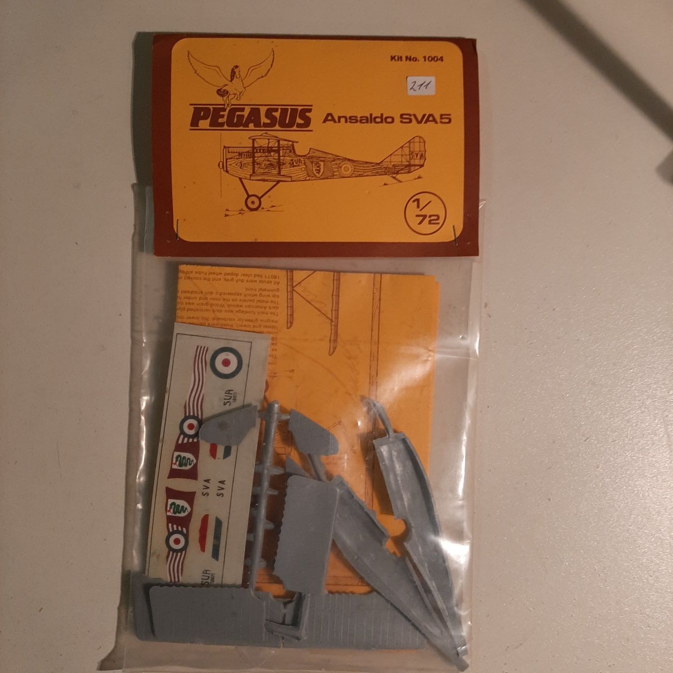 Kit di modellismo & Modellini statici: 211 ... Ansoldo SVA 5 ... Pegasus 1004 – Usato da Bonstetten venduto da Benibanny59 1