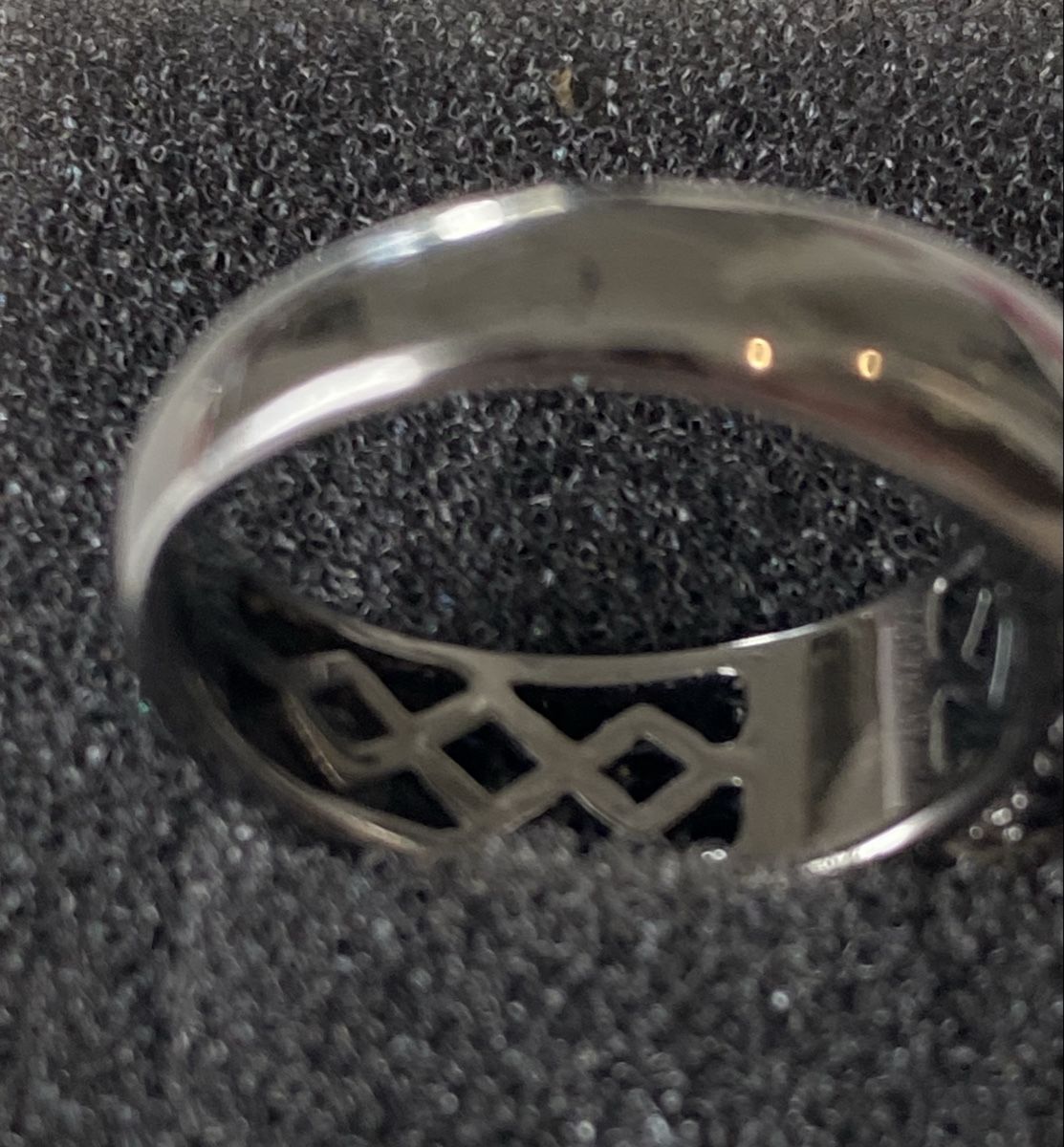Anelli: Silber Ring  Grösse 53/54 mit schwarzen Steinen + Perle  – Nuovo (secondo la descrizione) da Engelburg venduto da Lallylala 6