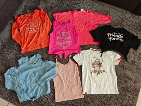 Kinder Kleiderpaket, T-Shirts, Tops, Sommer, Grösse 146/152