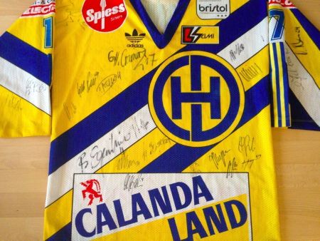 MATCH WORN # 17 CRAMERI HC DAVOS 1995/96 TRIKOT SIGNIERT XL