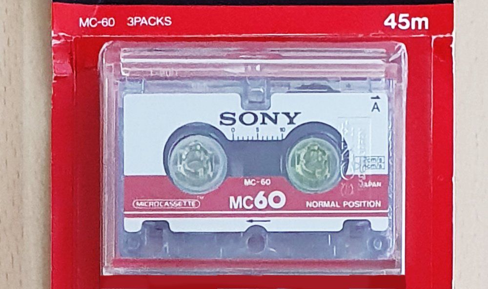 Cassettes audio: Sony Microcassette MC-60 – Neuf avec emballage d'origine à Rüti ZH par Noldisax