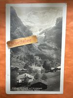 1920 Blick vom Kirchbühl auf Grindelwald mit Fieschhörner