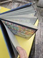 Collection de timbres anciens.