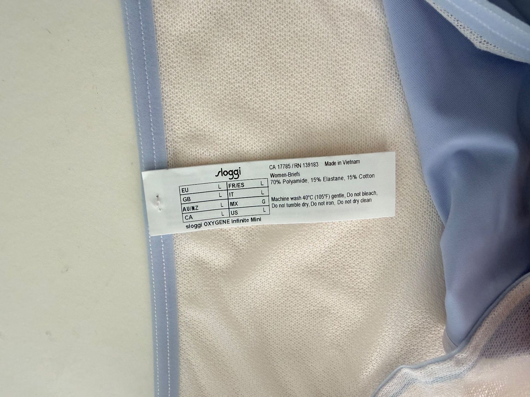 Sloggi Sonstige Unterwäsche: SLOGGI, Mini OXYGENE Infinite, Grösse L, Farbe Hellblau – Neu und originalverpackt aus Rudolfstetten von gst_g7xl 2