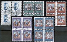 1966  Pro Patria    4-Block    gestempelt  Ersttag
