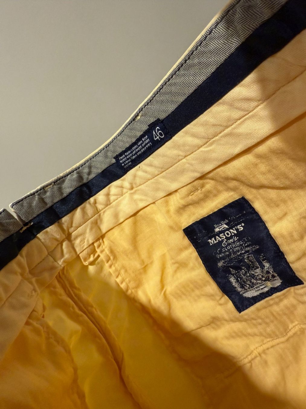 Hosen: Mason's Chino Hose yellow Gr. 46 – Neu (gemäss Beschreibung) aus Wabern von fengshui63 4