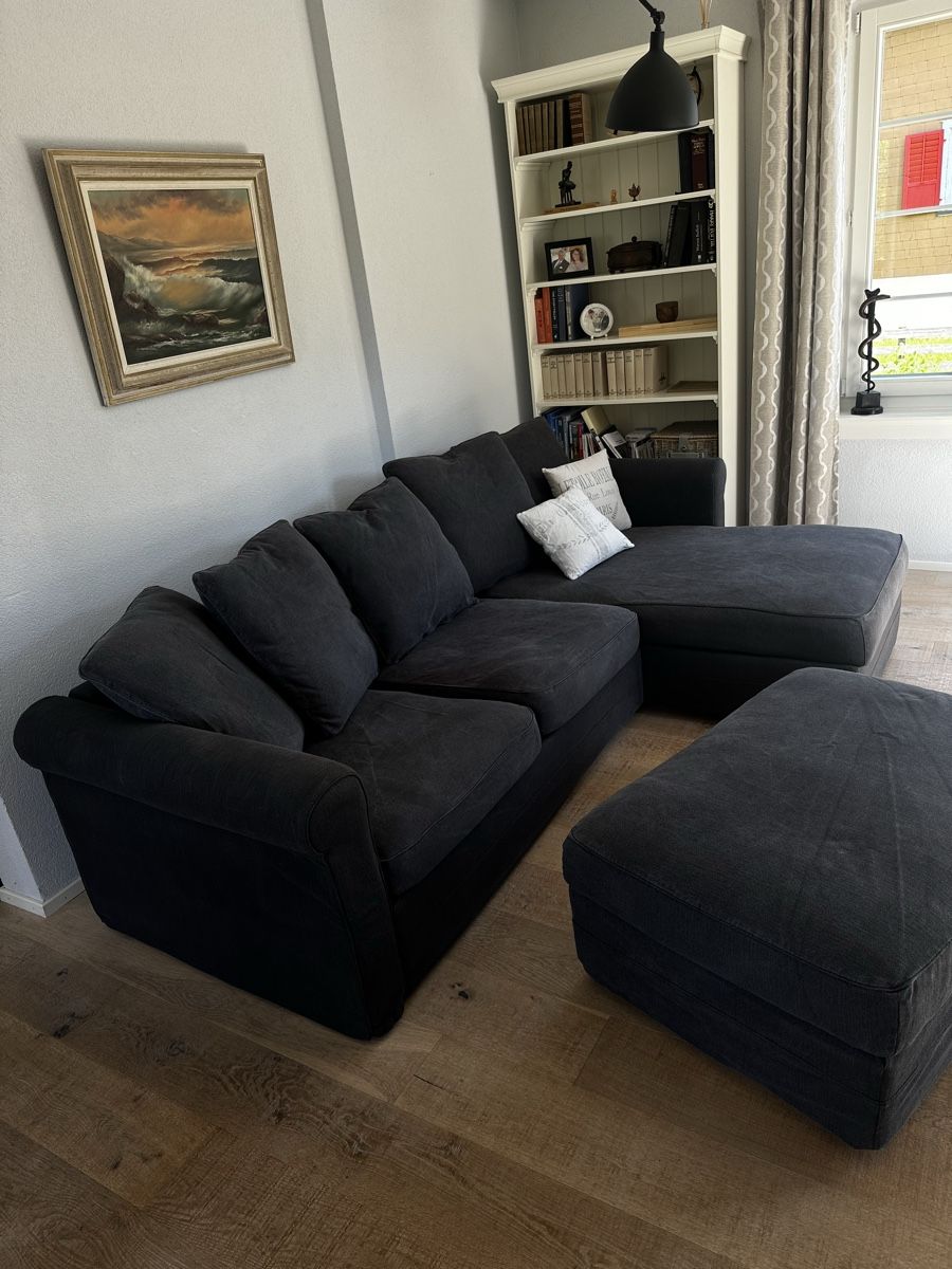 Ikea Divani: Ecksofa Ottomane Ikea Grönlid Grau – Usato da Bad Zurzach venduto da Do9011 1