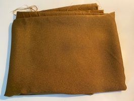 Glitzer Stoff Goldig - braun  123x185cm (t:2)