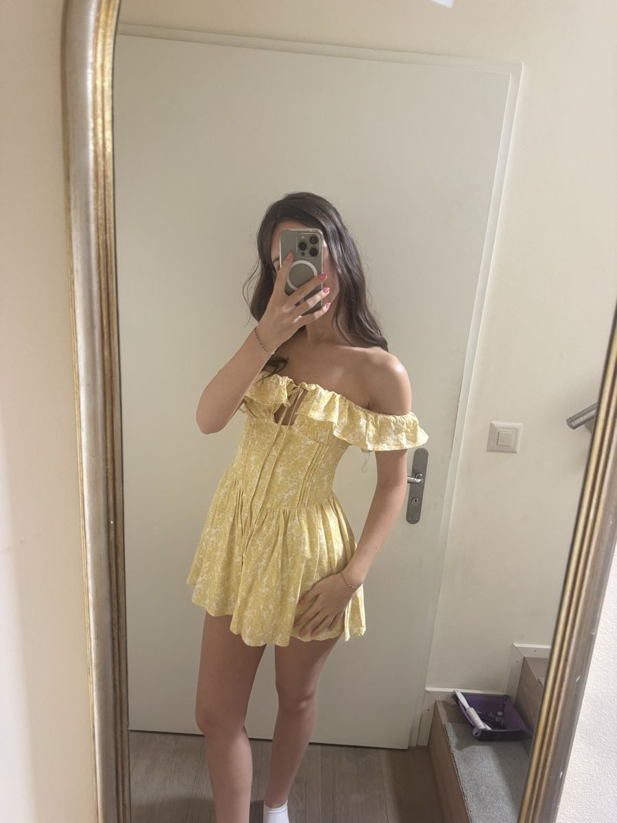 Vestiti: NEVER WORN Peppermayo yellow mini dress 34 EU – Nuovo (secondo la descrizione) da Horgen venduto da ali_9w9p