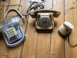 3 X Téléphones Fixes Vintage