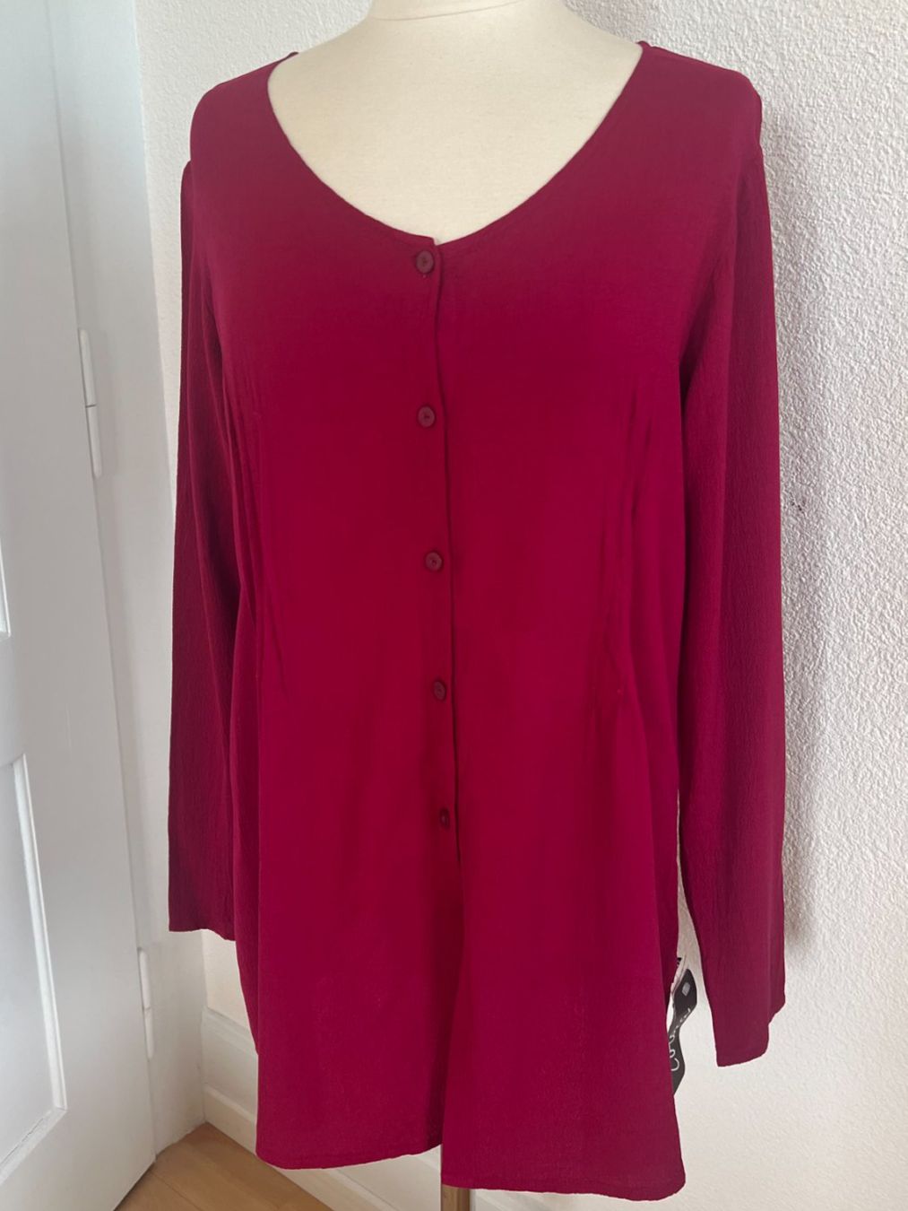 Colora Camicette: Colora Damen Long Bluse, Gr. L, Beere, NEU – Nuovo e nell'imballaggio originale da Worb venduto da farben20zauber
